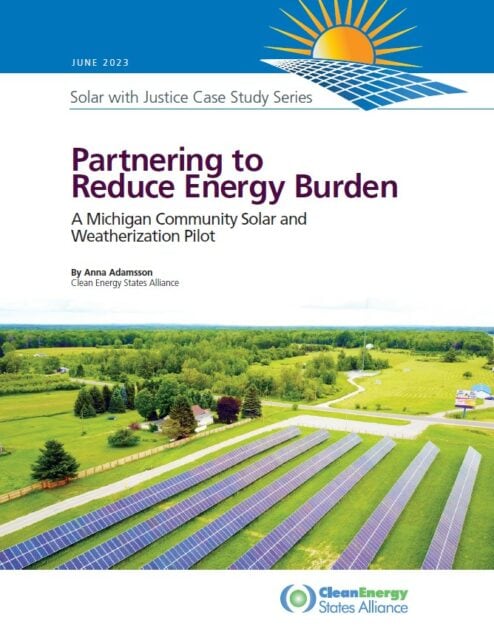 Partnering to Reduce Energy Burden: A Michigan Community Solar and ...