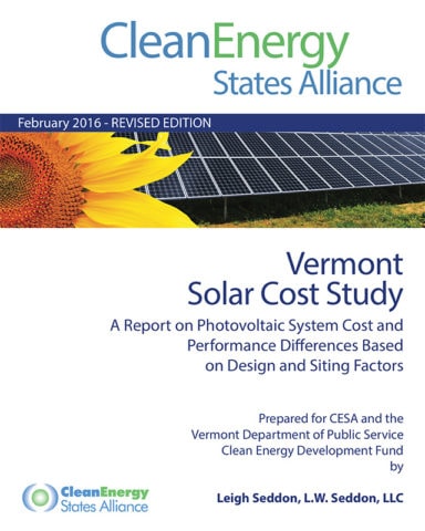 Vermont-Solar-Cost-Study cover