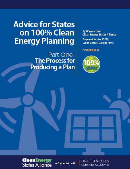 Advice for States on 100% Clean Energy Planning, Part 1 (October 2021)
